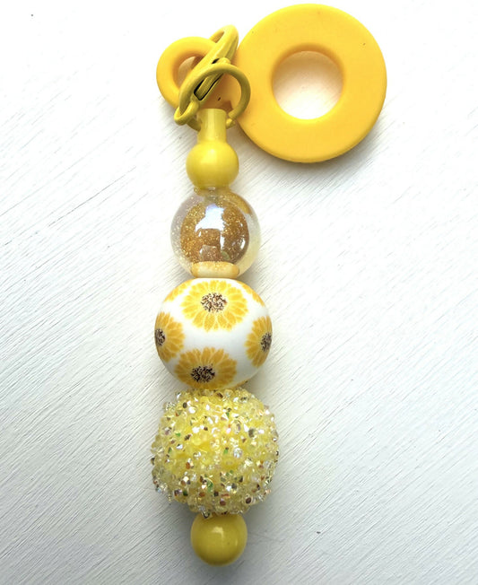 Sunflower Straw Charm