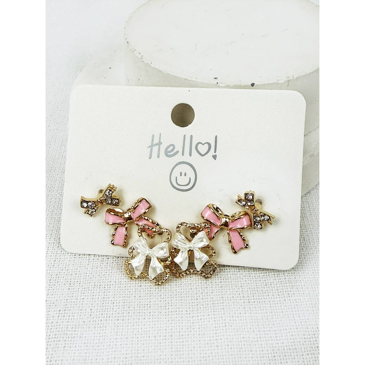 Ribbon Bow Earrings