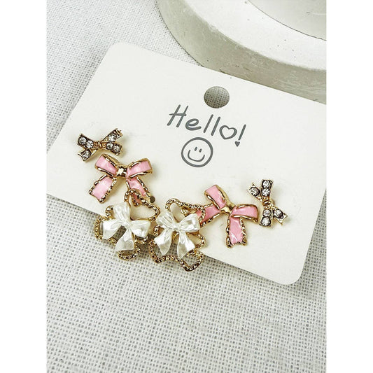 Ribbon Bow Earrings