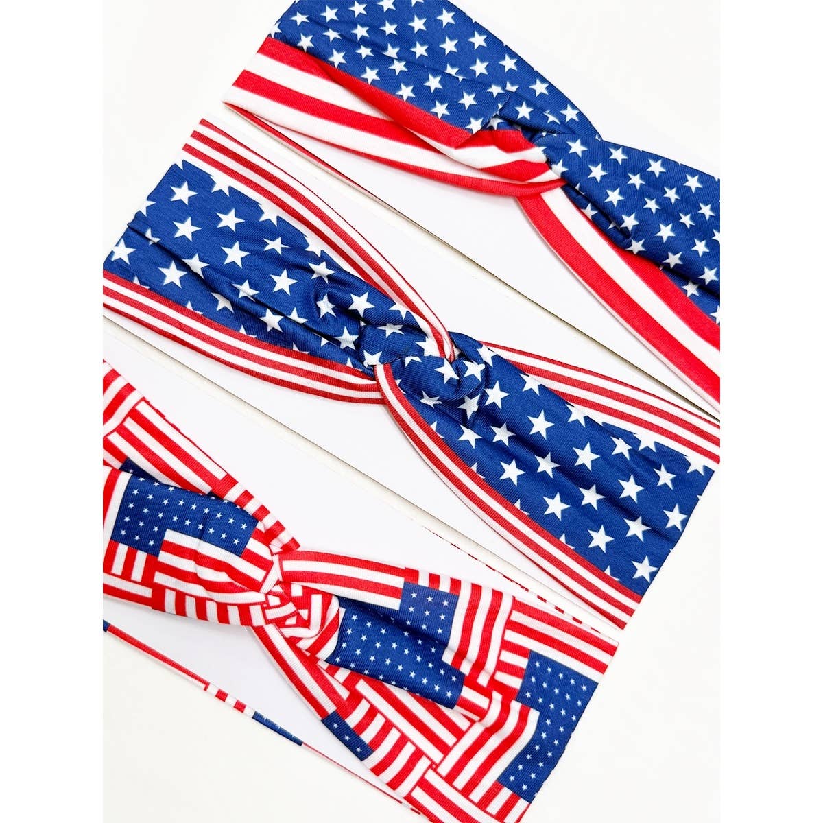 American Patriotic Twisted  Head wrap