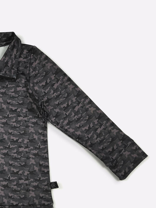 Midnight Camo Quarter Zip