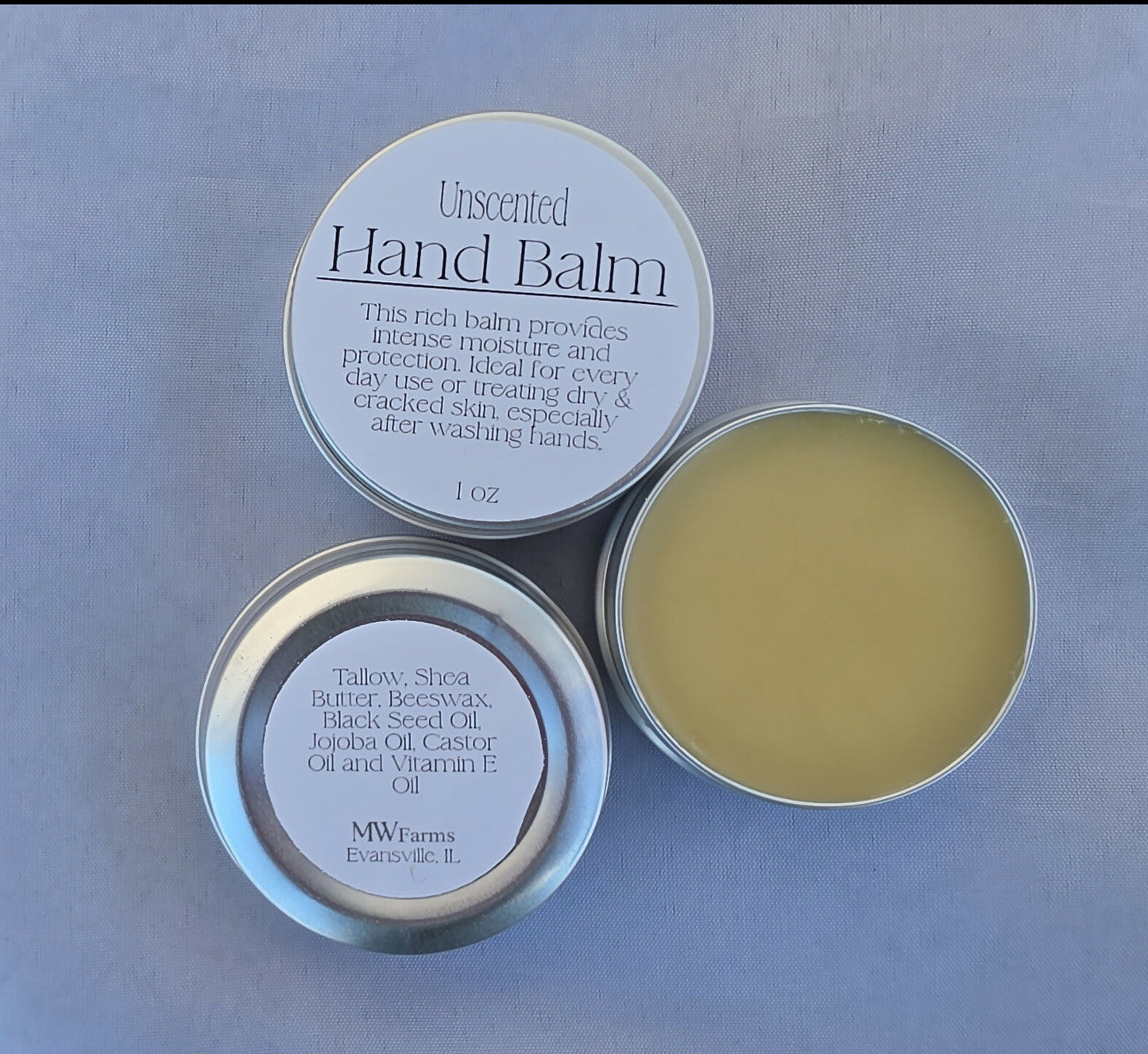 Unscented Hand Balm 4oz