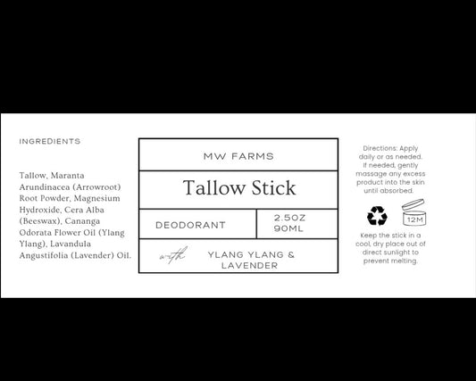 Tallow Stick Deodorant