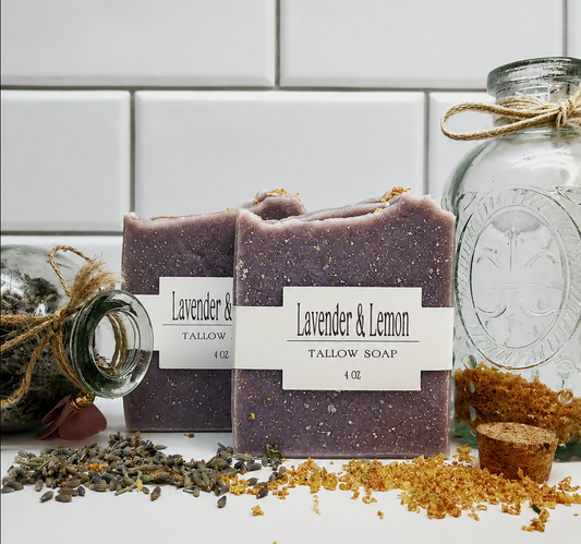 Tallow Soap- Lavender & Lemon