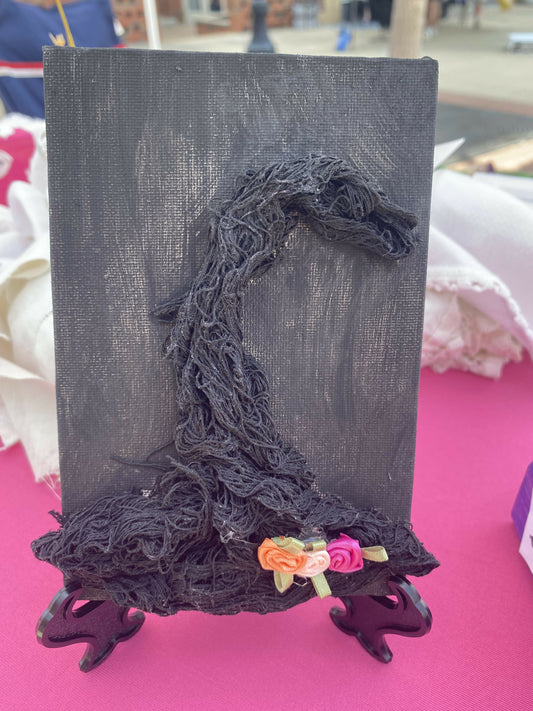 Black Canvas Witch Hat