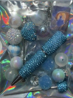 DIY Kit - Pen & Keychain (Blue Cind)