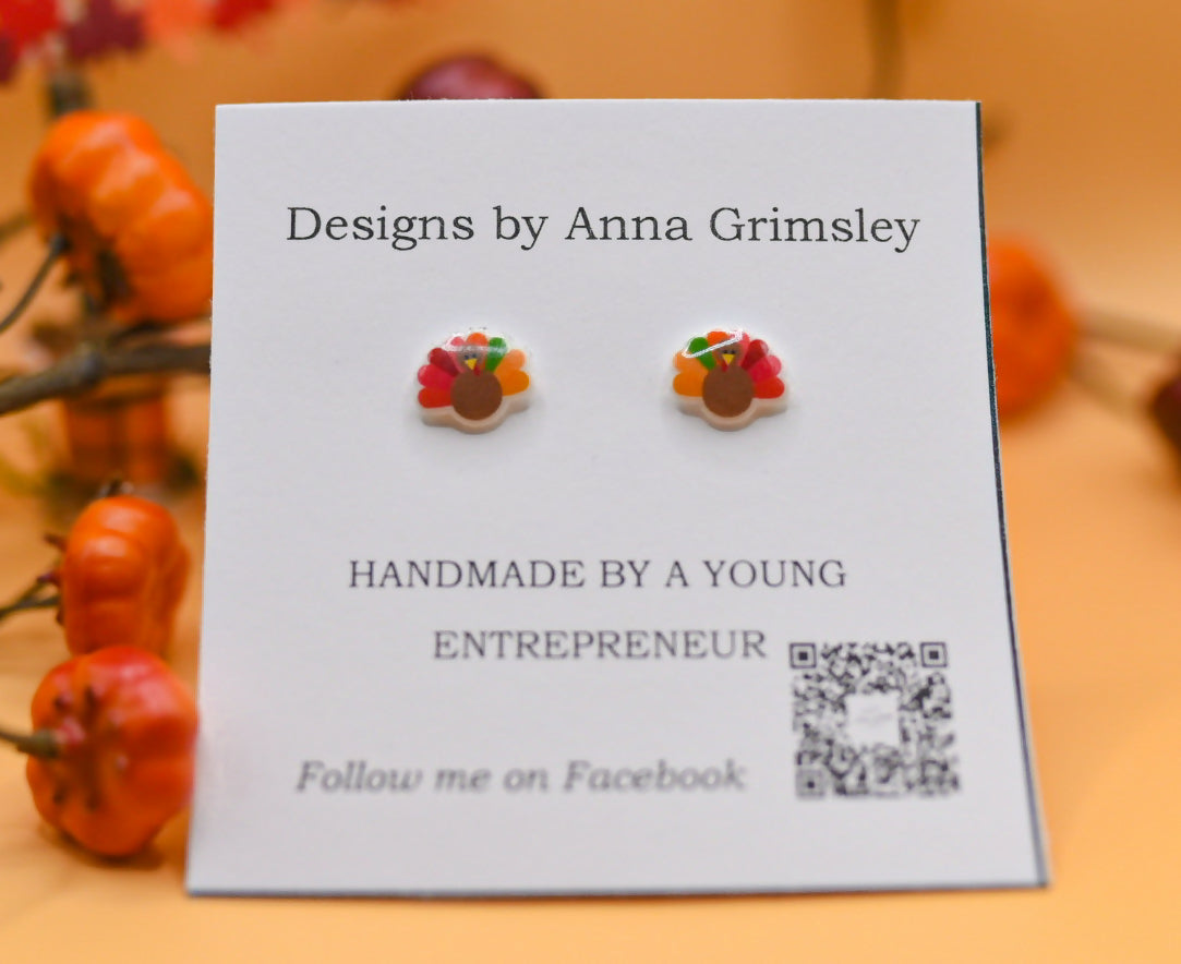 Thanksgiving Turkey Earrings