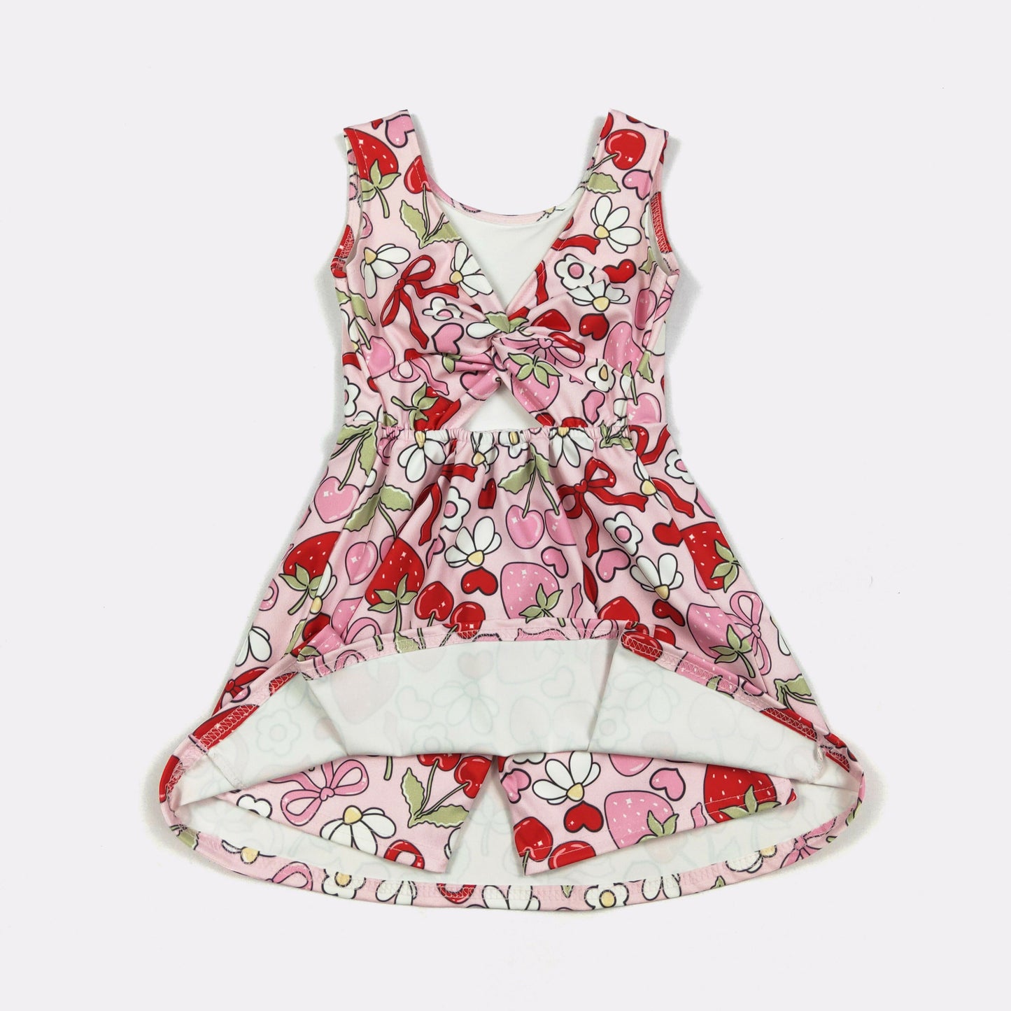 Berry Blissful Girls Athletic Dress