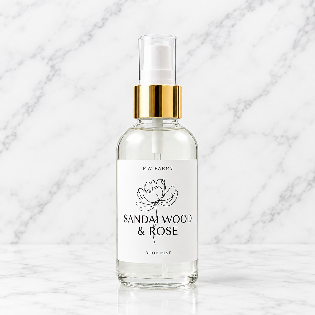 Sandalwood & Rose Body Spray