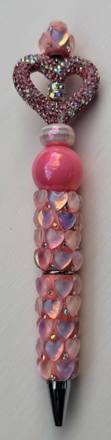 **Pink Heart Pen