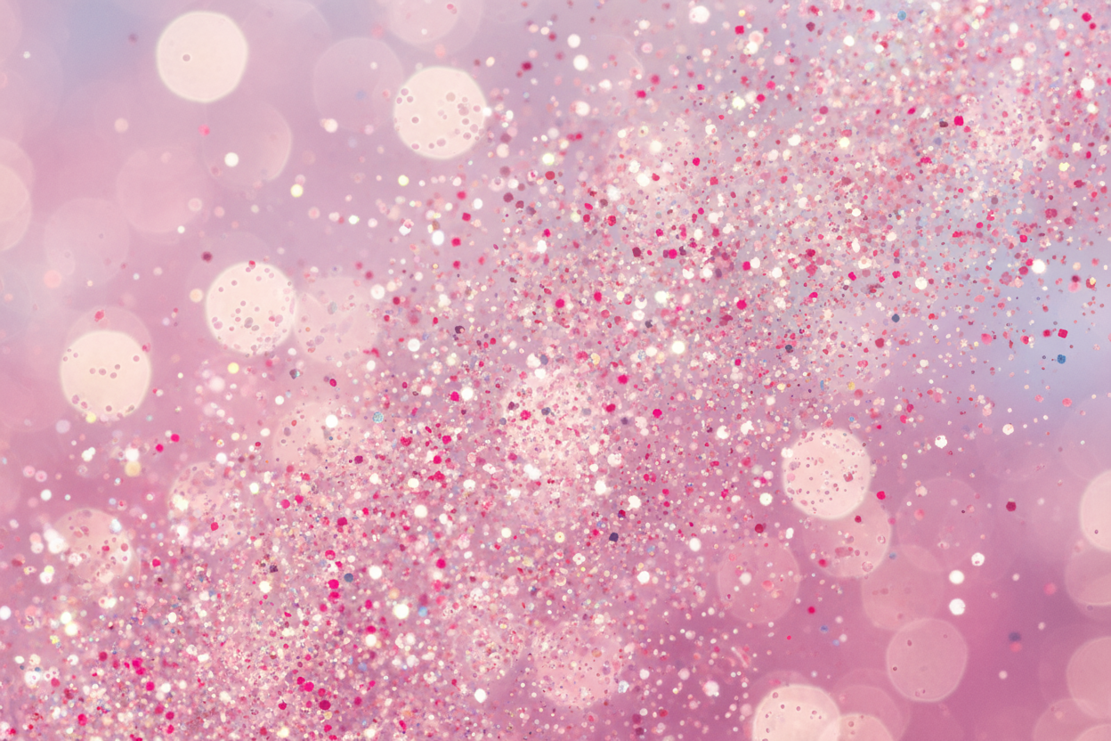 pink sparkles
