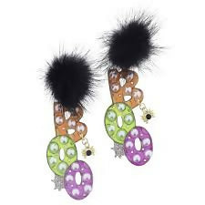 Pom Pom Boo Earrings