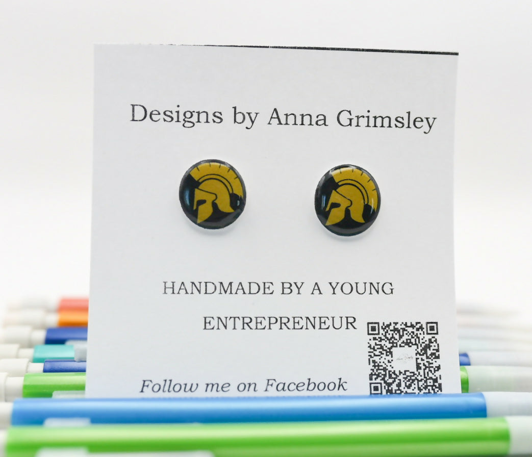 St James Catholic School Logo Earrings