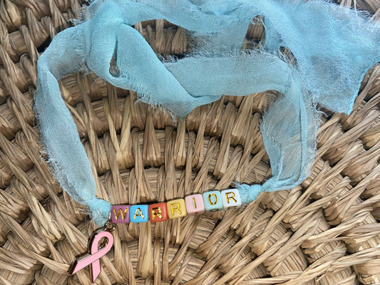 Warrior Pink Ribbon Charm (Adult)