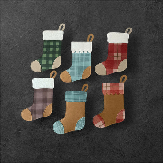 Festive Christmas Stocking Gift Card Holder 