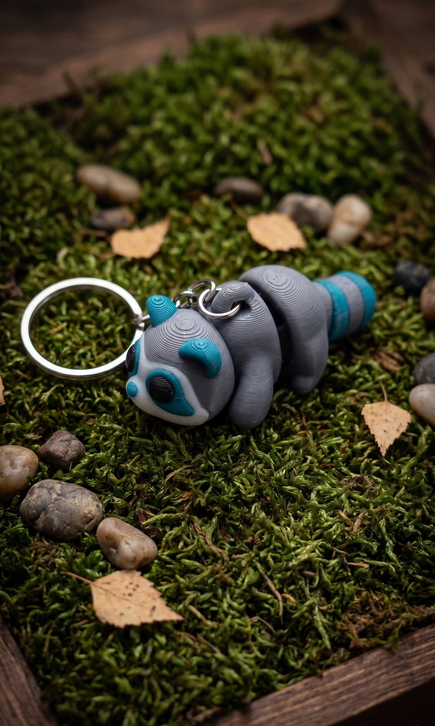 Trash Panda – Articulated Raccoon Fidget Keychain