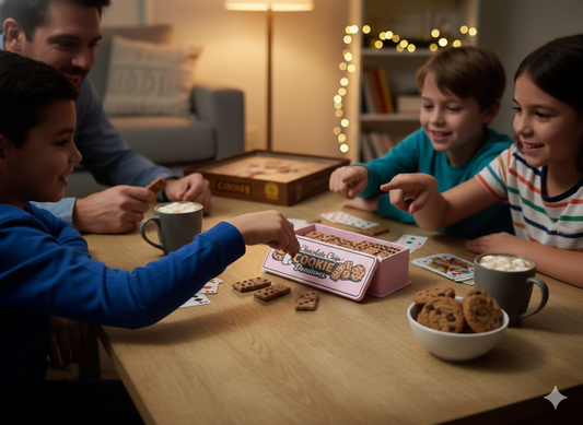 3D Printed Chocolate Chip Cookie Dominoes - Unique Gift for Gamers and Bakers