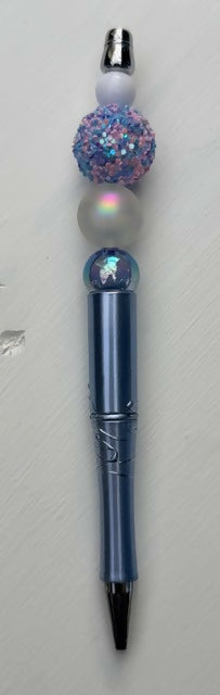 Blue Sugared Pen