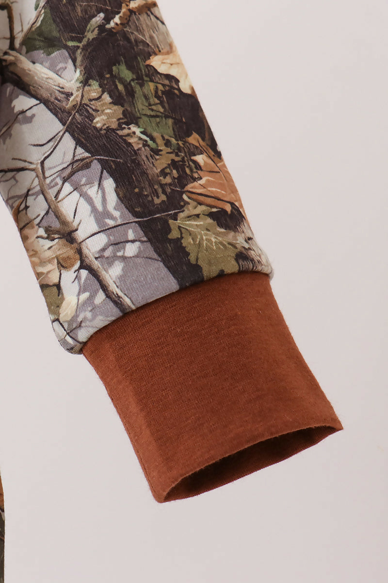 Camouflage Tree Pocket Romper