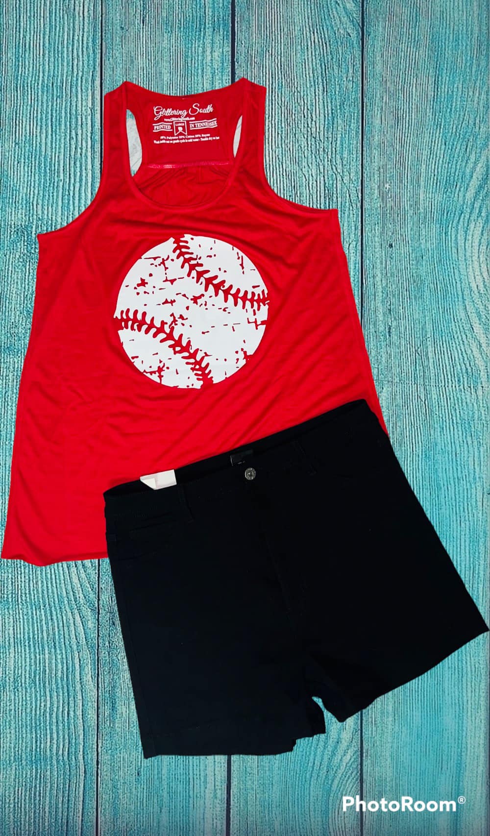 Red Baseball Tank