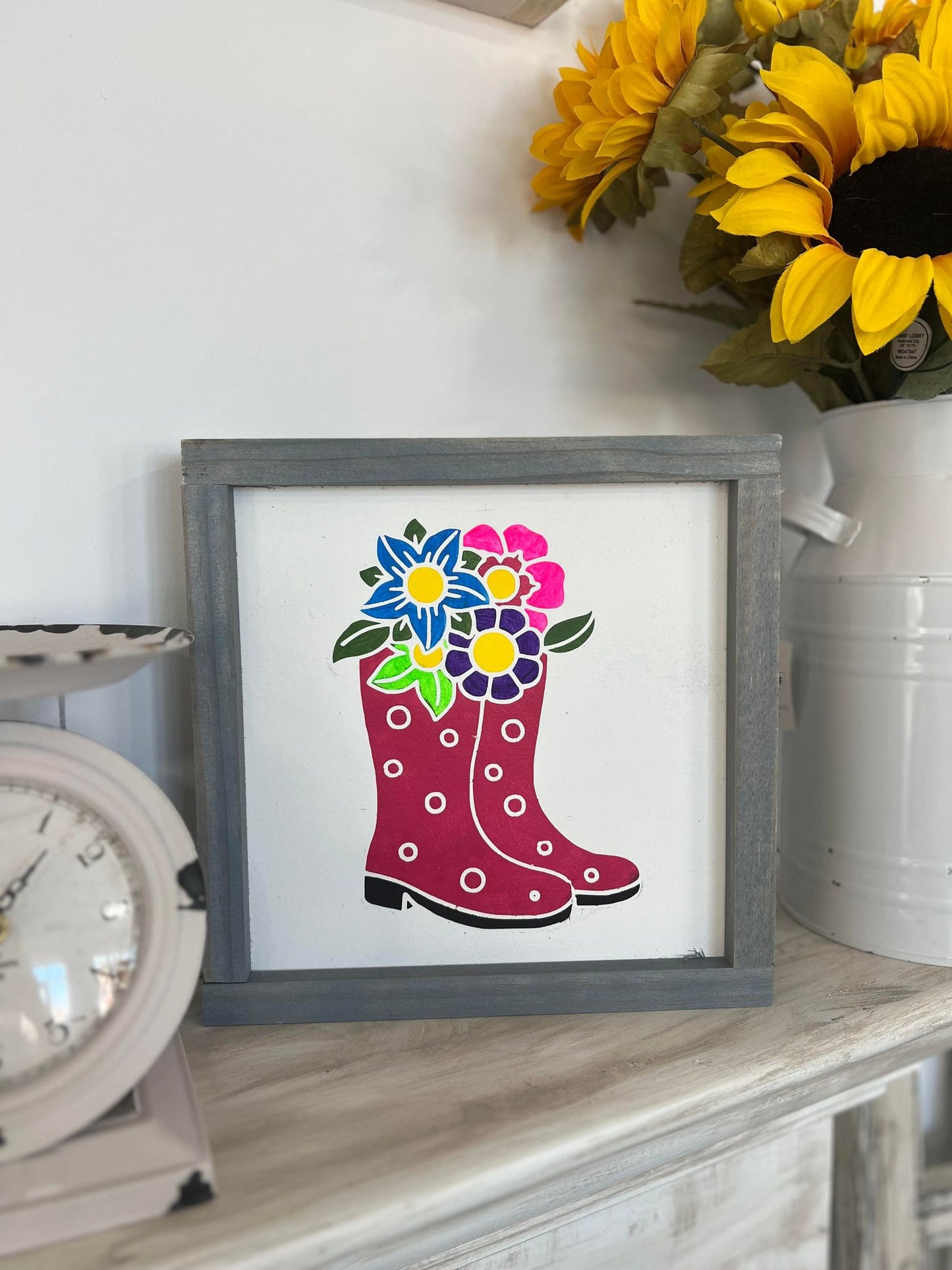 Spring Rainboots Sign