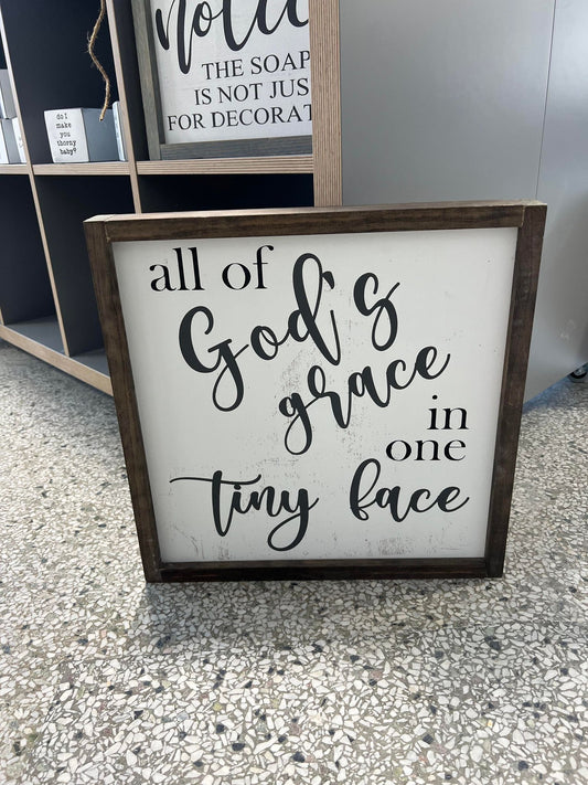 God's Grace Sign