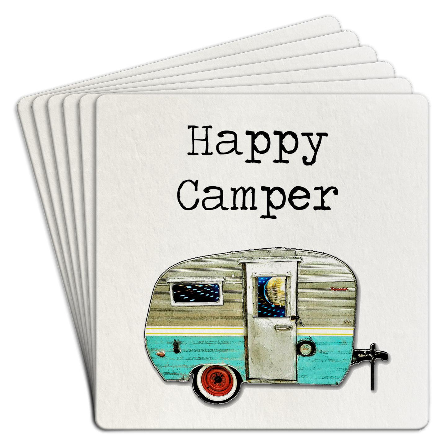 Happy Camper Coasters