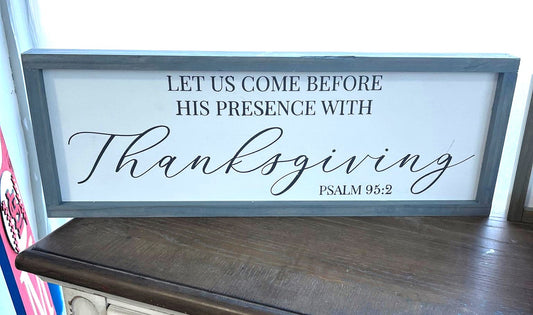 Thanksgiving Sign