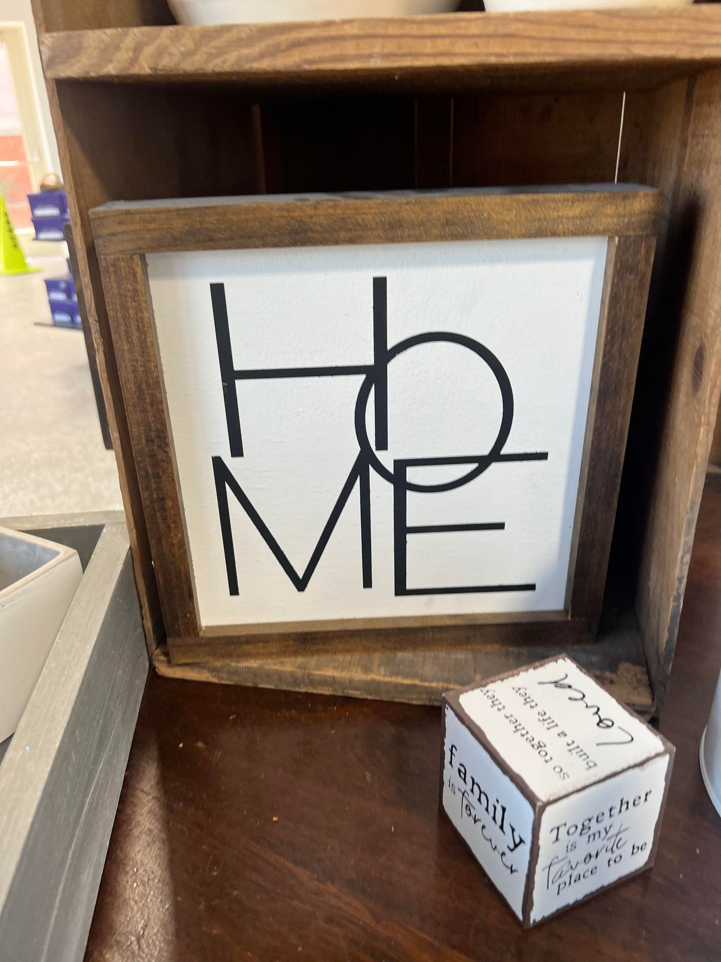 H O M E Sign