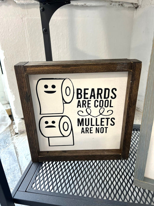 Beard Mullet Sign