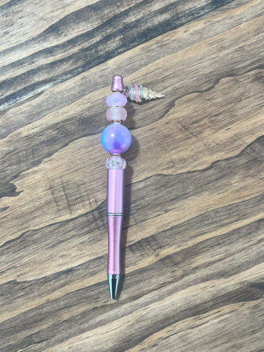 Ice Cream Charm Beaded Pen