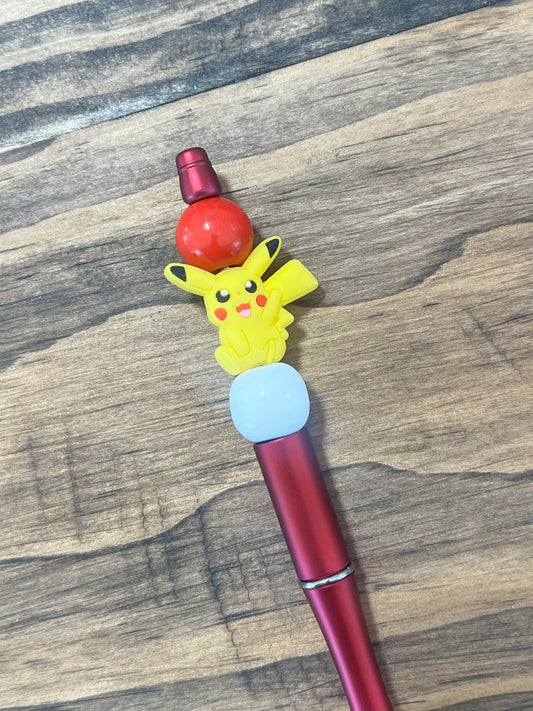 yellow guy Beaded Pen