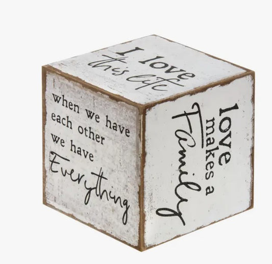 Family Sentiments Cube