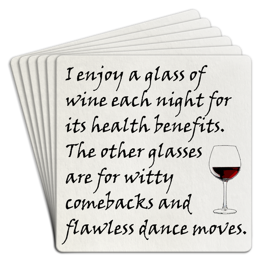 wine each night coasters