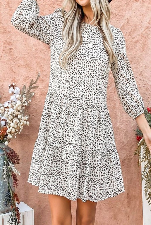 Cheetah Baby Doll  Dress